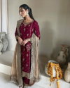 SR 1665 Heavy Faux Georgette Top With Bottom Dupatta Wholesale Price In Surat